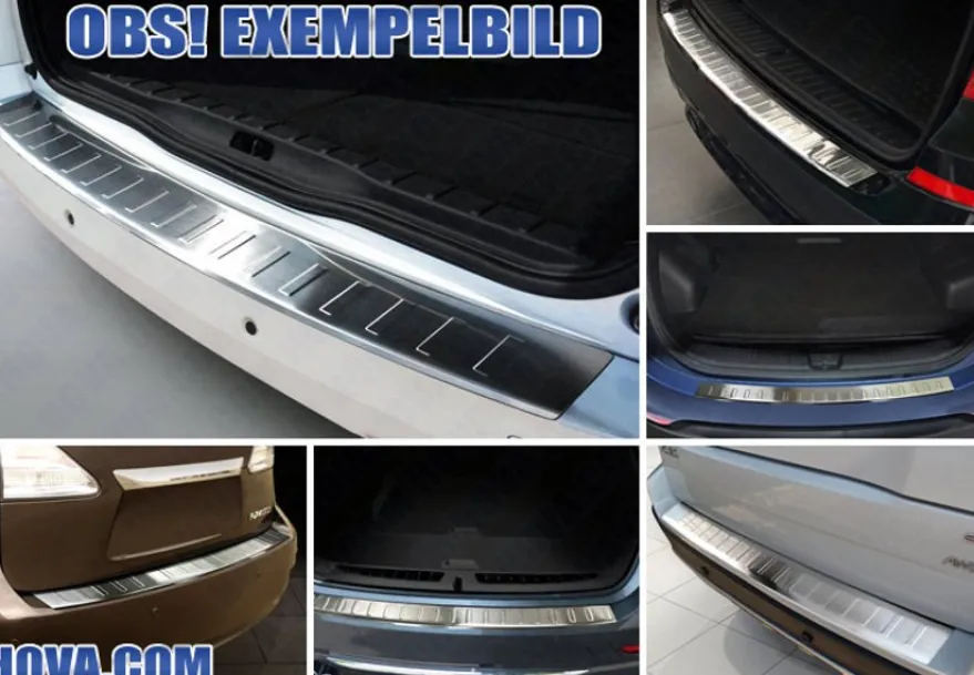 Lastskydd Rostfri Borstad Metall Skoda Scala 2019->