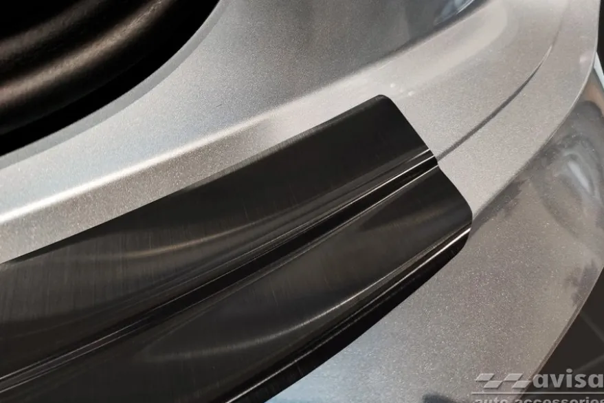 Lastskydd Rostfri Borstad Metall Svart Audi Q5 Sportsback 2020->