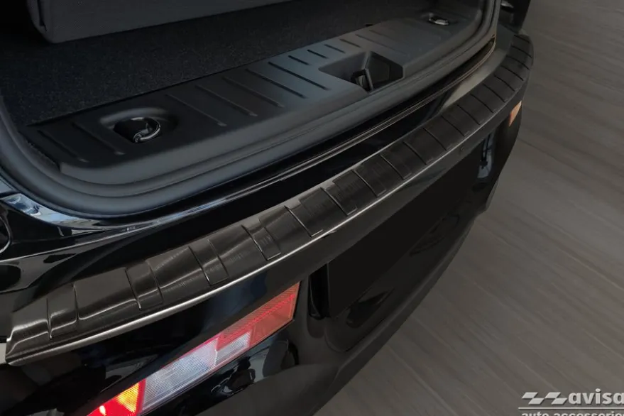 Lastskydd Rostfri Borstad Metall Svart Bmw i3 i01 2017->