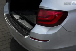 Lastskydd Rostfri Borstad Metall Svart BMW 5-Serien F11 2010-2013, 2013->