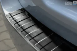 Lastskydd Rostfri Borstad Metall Svart BMW 5-Serien F11 2010-2013, 2013->