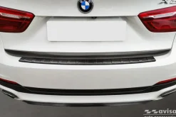 Lastskydd Rostfri Borstad metall Svart Bmw X6 F16 II 2014-2019