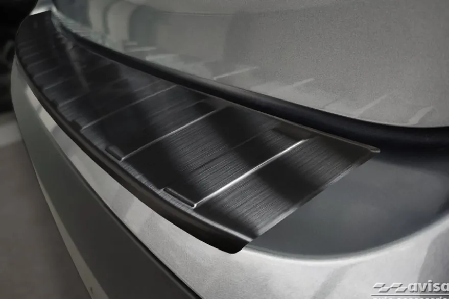 Lastskydd Rostfri Borstad Metall Svart Citroen C4 III 2020->
