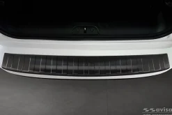 Lastskydd Rostfri Borstad Metall Svart Fiat 500L Facelift 2017->
