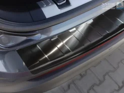 Lastskydd Rostfri Borstad Metall Svart Ford Edge II 2014-2018