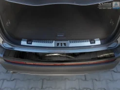 Lastskydd Rostfri Borstad Metall Svart Ford Edge II 2014-2018