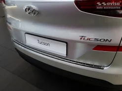 Lastskydd Rostfri Borstad Metall Svart Hyundai Tucson
