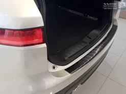 Lastskydd Rostfri Borstad Metall Svart Jaguar F-Pace 5-Dörrars 2016->
