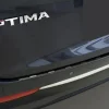 Lastskydd Rostfri Borstad Metall Svart Kia Optima Sportwagon IV 2016->