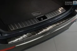 Lastskydd Rostfri Borstad Metall Svart Kia Optima Sportwagon IV 2016->