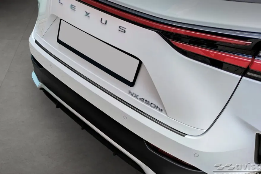 Lastskydd Rostfri Borstad Metall Svart Lexus NX II AZ20 2021->