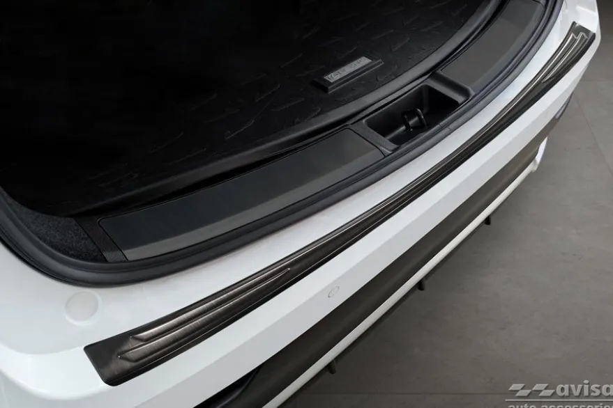 Lastskydd Rostfri Borstad Metall Svart Lexus NX II AZ20 2021->