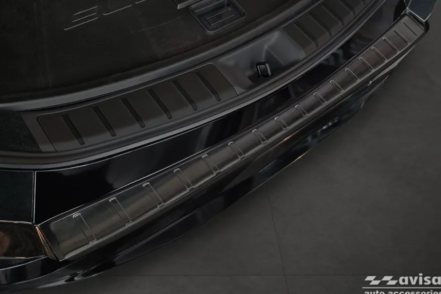 Lastskydd Rostfri Borstad Metall Svart Lexus RZ 2023->