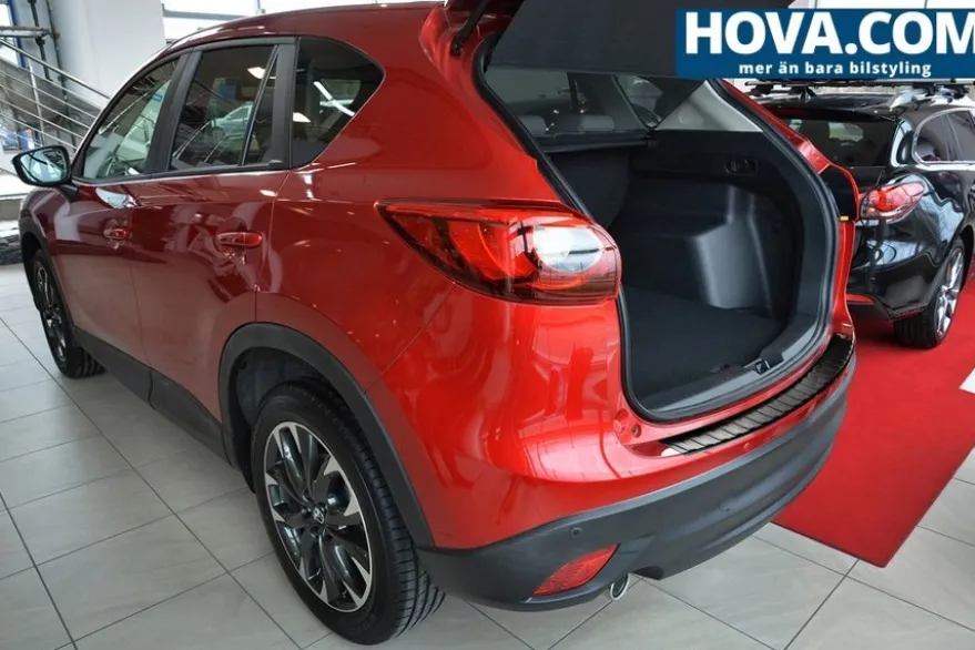 Lastskydd Rostfri Borstad Metall Svart Mazda CX5 4.2012->