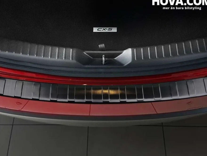 Lastskydd Rostfri Borstad Metall Svart Mazda CX-5 II 2017-2025
