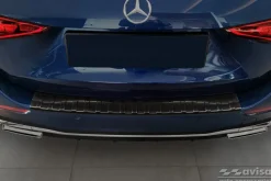 Lastskydd Rostfri Borstad Metall Svart Mercedes C-Klass S206 Kombi AMG-Paket 2021-><noscript><img width=