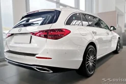 Lastskydd Rostfri Borstad Metall Svart Mercedes C-Klass S206 Kombi 2021-><noscript><img width=