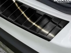 Lastskydd Rostfri Borstad Metall Svart Mercedes GLC 2015->