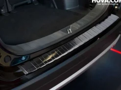 Lastskydd Rostfri Borstad Metall Svart Mitsubishi Outlander III 2015-2022