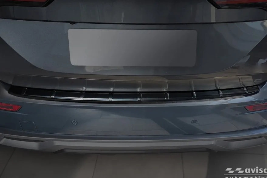 Lastskydd Rostfri Borstad Metall Svart Mitsubishi Outlander IV 2025->