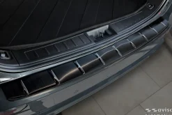 Lastskydd Rostfri Borstad Metall Svart Mitsubishi Outlander IV 2025->