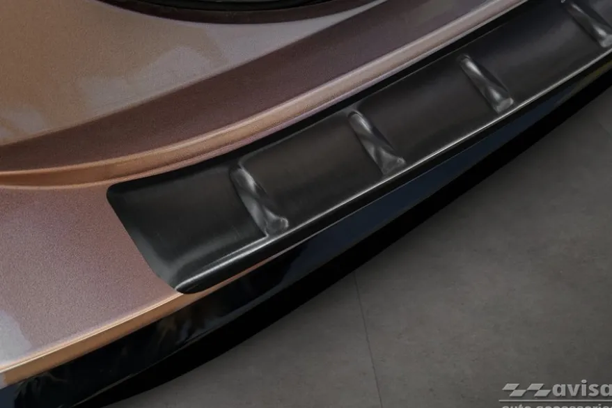 Lastskydd Rostfri Borstad Metall Svart Nissan Ariya 2022->