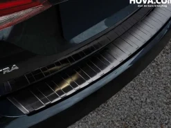 Lastskydd Rostfri Borstad Metall Svart Opel Astra V K Sports Tourer 2015-2022