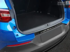 Lastskydd Rostfri Borstad Metall Svart Opel Grandland X 2017-2021