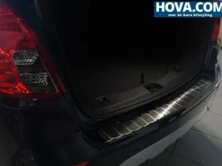 Lastskydd Rostfri Borstad Metall Svart Opel Mokka X 2016-2020