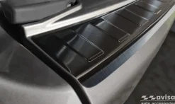 Lastskydd Rostfri Borstad metall Svart Peugeot 4007 2007-2012