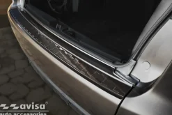 Lastskydd Rostfri Borstad metall Svart Peugeot 4007 2007-2012