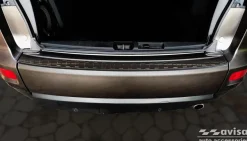 Lastskydd Rostfri Borstad metall Svart Peugeot 4007 2007-2012