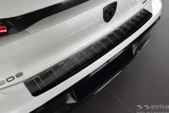 Lastskydd Rostfri Borstad Metall Svart Peugeot 308 III 2021-><noscript><img width=