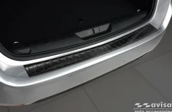 Lastskydd Rostfri Borstad Metall Svart Peugeot 308 II Kombi