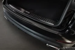 Lastskydd Rostfri Borstad Metall Svart Porsche Cayenne III 2017->