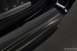 Lastskydd Rostfri Borstad Metall Svart Porsche Cayenne III 2017-><noscript><img width=