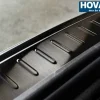 Lastskydd Rostfri Borstad Metall Svart Porsche Macan 4.2014->