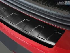 Lastskydd Rostfri Borstad Metall Svart Seat Leon III 5F ST 2013-2020
