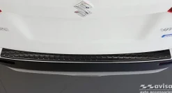 Lastskydd Rostfri Borstad Metall Svart Suzuki Vitara II Hybrid