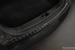 Lastskydd Rostfri Borstad Metall Svart Tesla Model S 2012-><noscript><img width=