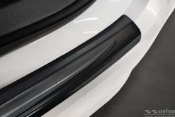 Lastskydd Rostfri Borstad Metall Svart Toyota Corolla XII Sedan 2018->