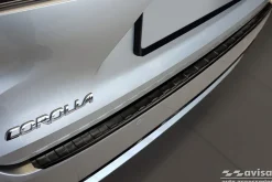 Lastskydd Rostfri Borstad Metall Svart Toyota Corolla XII Touring Sports 2018->