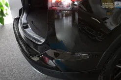 Lastskydd Rostfri Borstad Metall Svart Toyota RAV4 IV 02.2016-12.2019