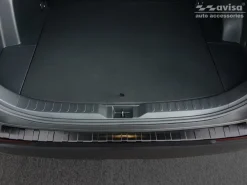 Lastskydd Rostfri Borstad Metall Svart Toyota Rav4 V 2018-> Suzuki Across 2020->