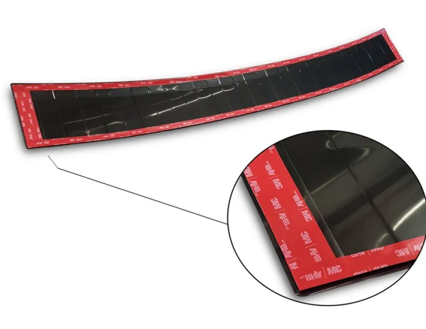 Lastskydd Rostfri Borstad Metall Svart Volvo V70 III 2014-2016