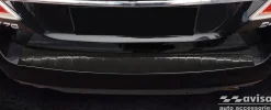 Lastskydd Rostfri Borstad Metall Svart Volvo V70 III 2014-2016