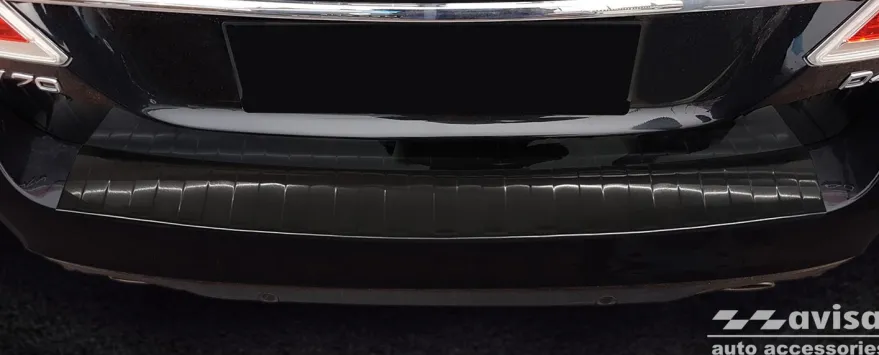 Lastskydd Rostfri Borstad Metall Svart Volvo V70 III 2014-2016