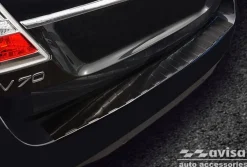 Lastskydd Rostfri Borstad Metall Svart Volvo V70 III 2014-2016