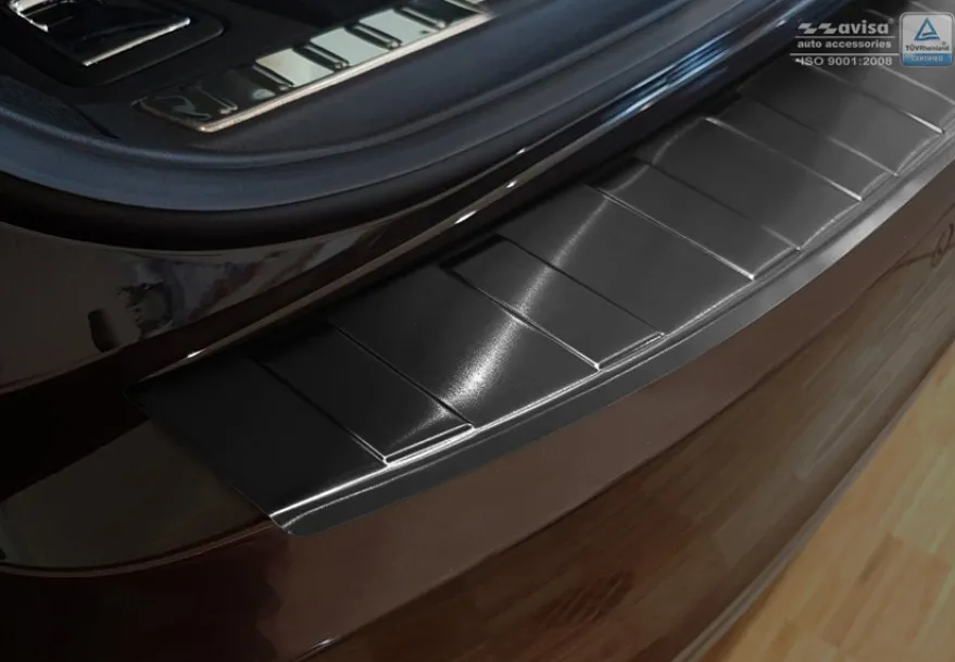 Lastskydd Rostfri Borstad Metall Svart Volvo V90/V90CC 2016->
