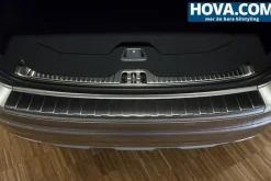 Lastskydd Rostfri Borstad Metall Svart Volvo XC60 6.2013-2017